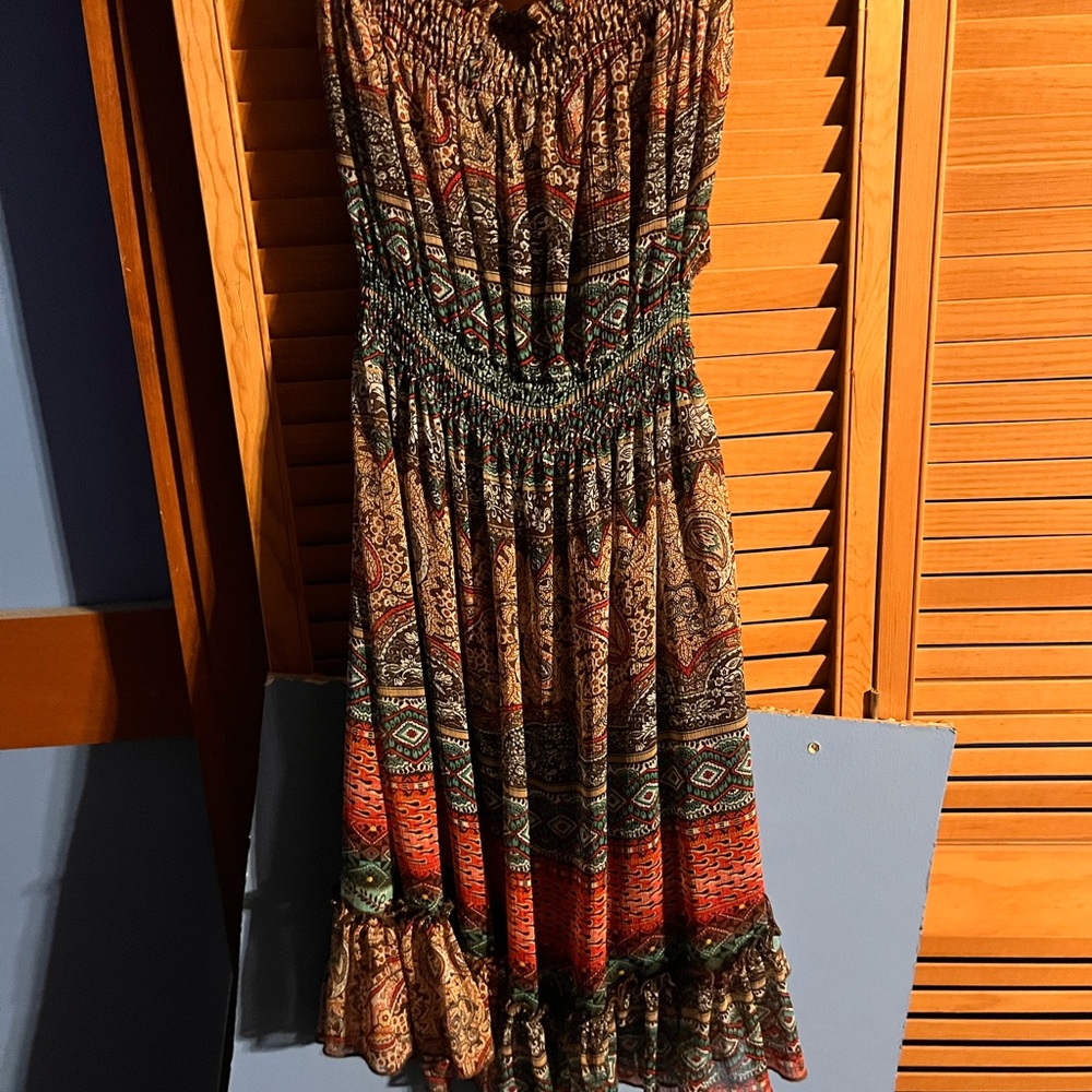 Bohemian Multicolor Maxi Dress